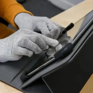 Anti straling handschoenen en tablethoes