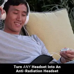 Anti straling headset apparaat