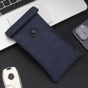 Anti straling hoesje blauw